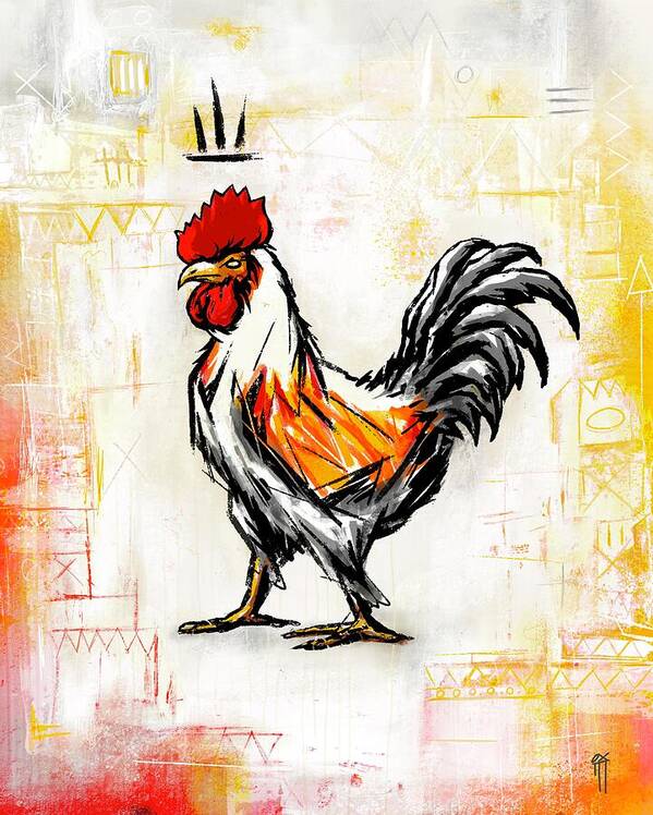 Rooster / Gallo - Art Print