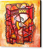 Sun Tribe Abstract 1 - Canvas Print