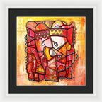 Sun Tribe Abstract 1 - Framed Print