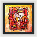Sun Tribe Abstract 1 - Framed Print