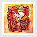 Sun Tribe Abstract 1 - Framed Print