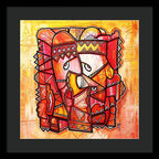 Sun Tribe Abstract 1 - Framed Print