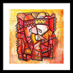 Sun Tribe Abstract 1 - Framed Print