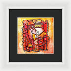 Sun Tribe Abstract 1 - Framed Print