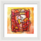 Sun Tribe Abstract 1 - Framed Print