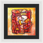 Sun Tribe Abstract 1 - Framed Print