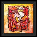 Sun Tribe Abstract 1 - Framed Print