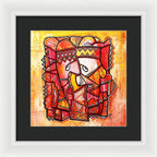 Sun Tribe Abstract 1 - Framed Print