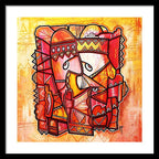 Sun Tribe Abstract 1 - Framed Print