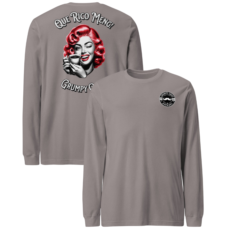 “Que Rico Meng” Pin-Up (Front/Back)