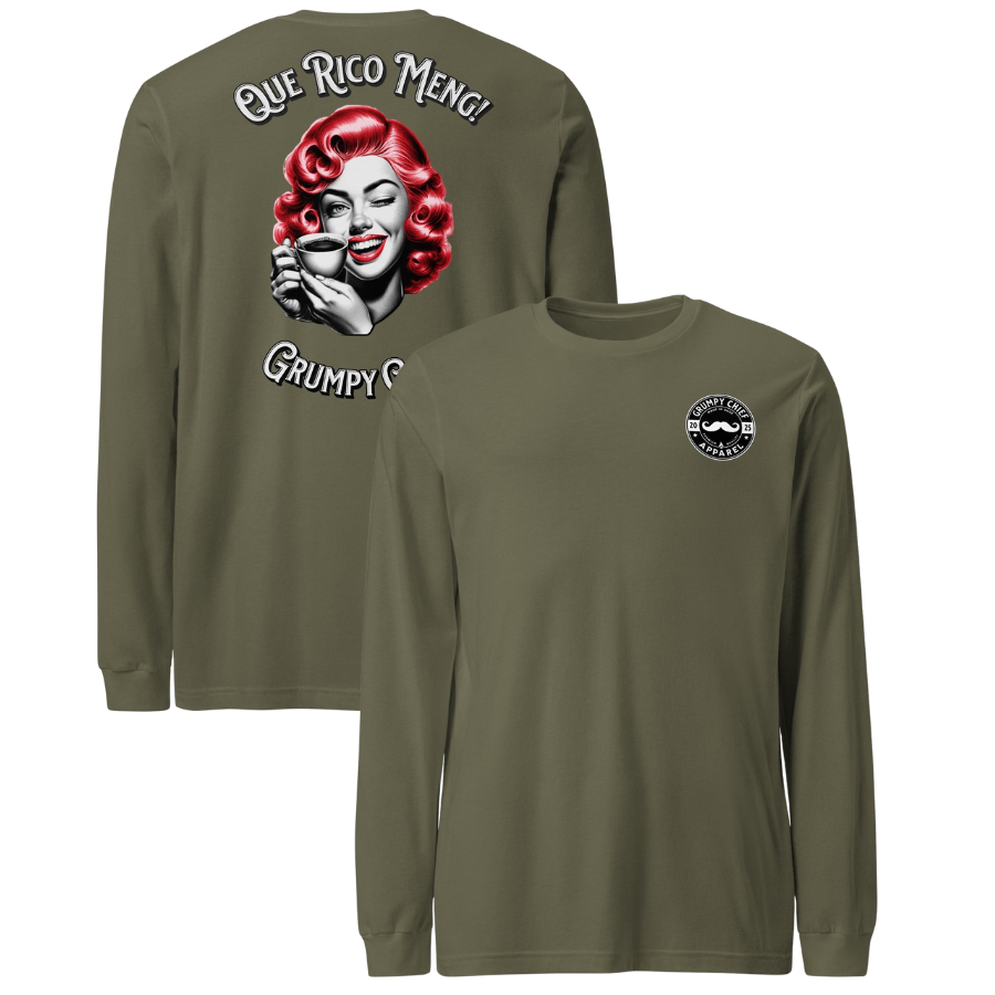 “Que Rico Meng” Pin-Up (Front/Back)