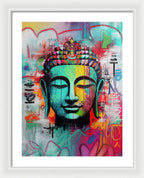 Buddha Head - Framed Print