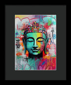 Buddha Head - Framed Print