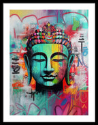 Buddha Head - Framed Print