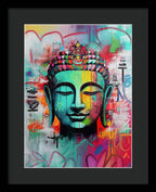 Buddha Head - Framed Print