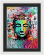 Buddha Head - Framed Print