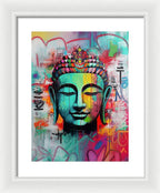 Buddha Head - Framed Print