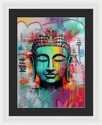 Buddha Head - Framed Print