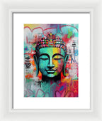 Buddha Head - Framed Print