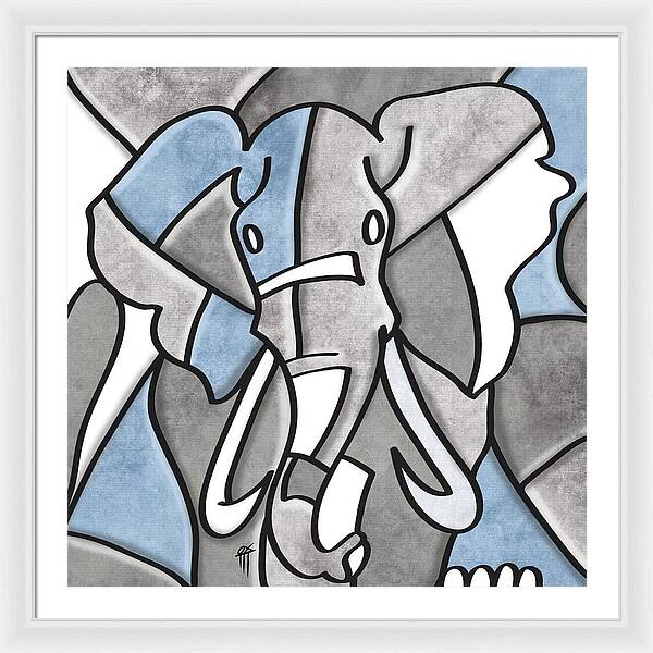 Elephant - Framed Print