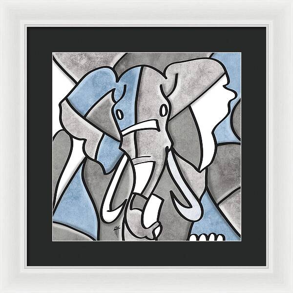 Elephant - Framed Print
