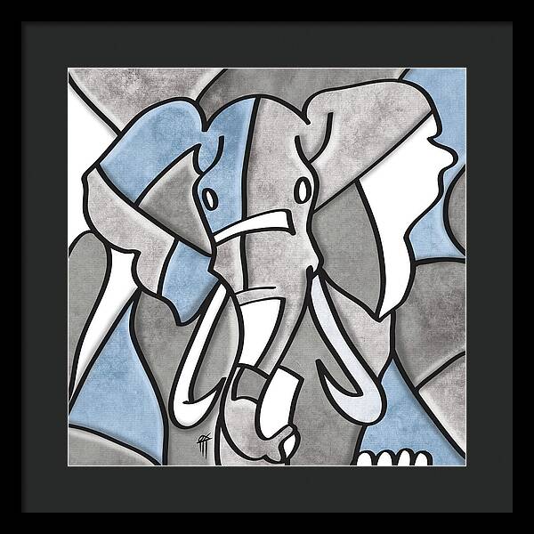 Elephant - Framed Print
