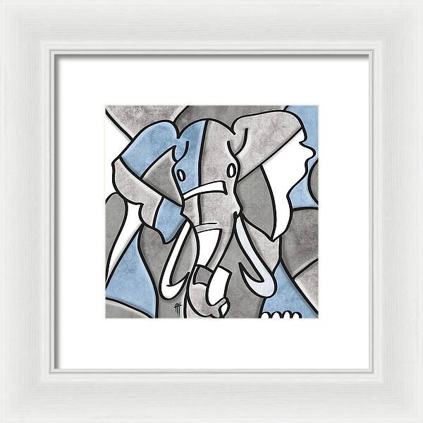 Elephant - Framed Print