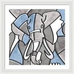 Elephant - Framed Print