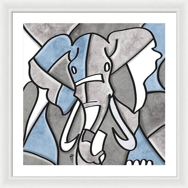 Elephant - Framed Print