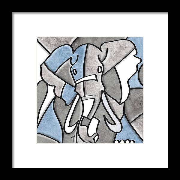 Elephant - Framed Print