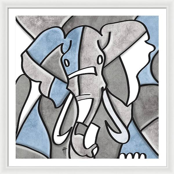 Elephant - Framed Print