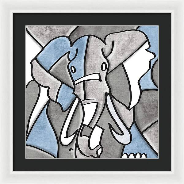 Elephant - Framed Print