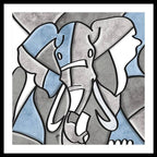Elephant - Framed Print
