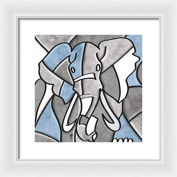Elephant - Framed Print