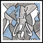 Elephant - Framed Print