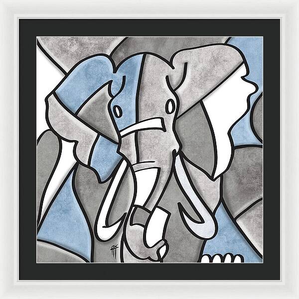 Elephant - Framed Print
