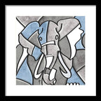 Elephant - Framed Print