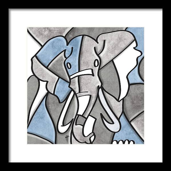 Elephant - Framed Print
