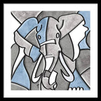 Elephant - Framed Print