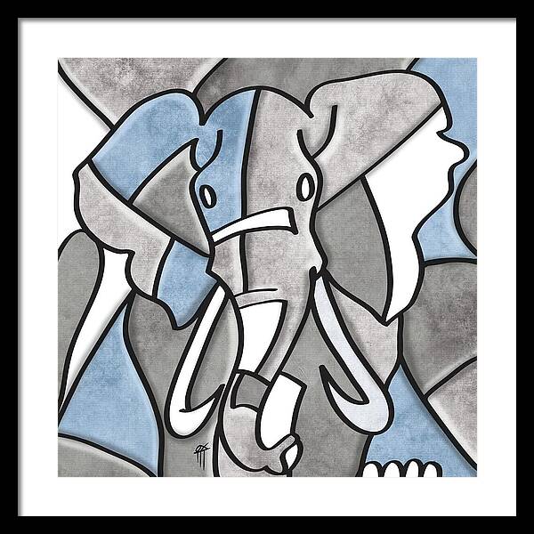 Elephant - Framed Print