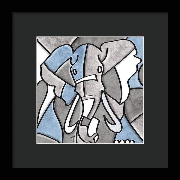Elephant - Framed Print