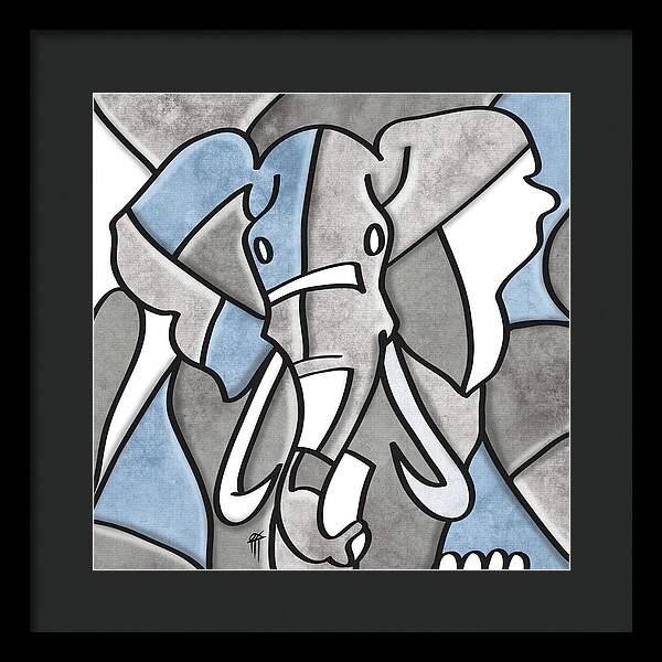 Elephant - Framed Print