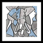 Elephant - Framed Print