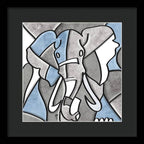Elephant - Framed Print