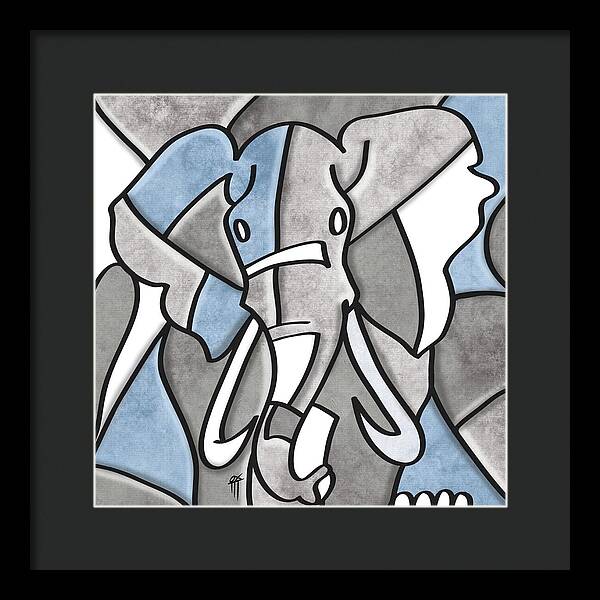 Elephant - Framed Print