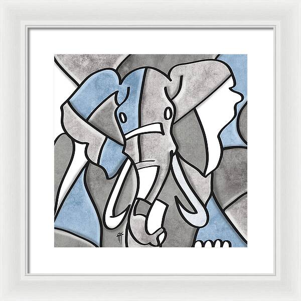 Elephant - Framed Print