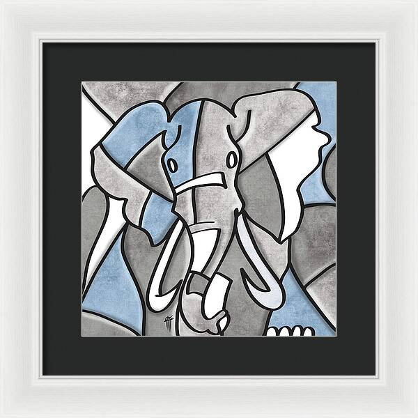 Elephant - Framed Print