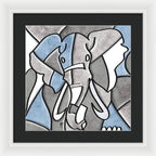 Elephant - Framed Print