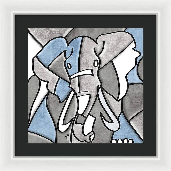 Elephant - Framed Print