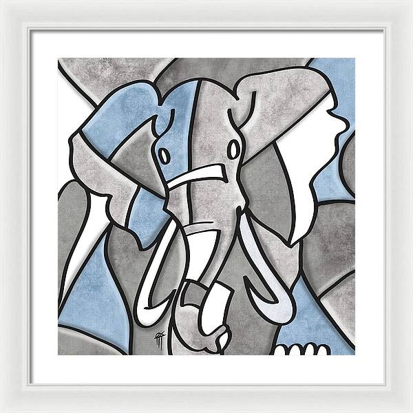 Elephant - Framed Print
